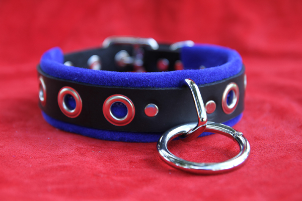 suede collar grommets